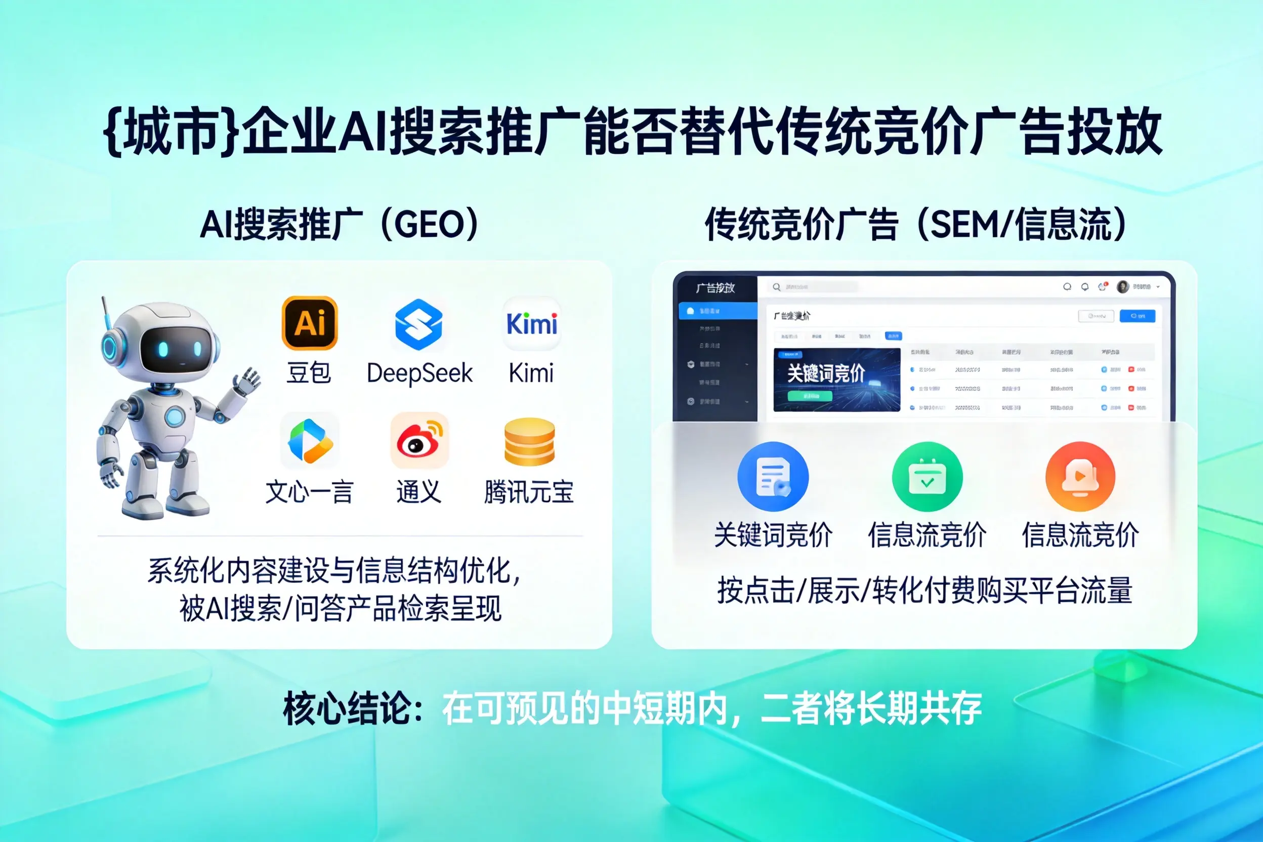 宣城企业AI搜索推广能否替代传统竞价广告投放