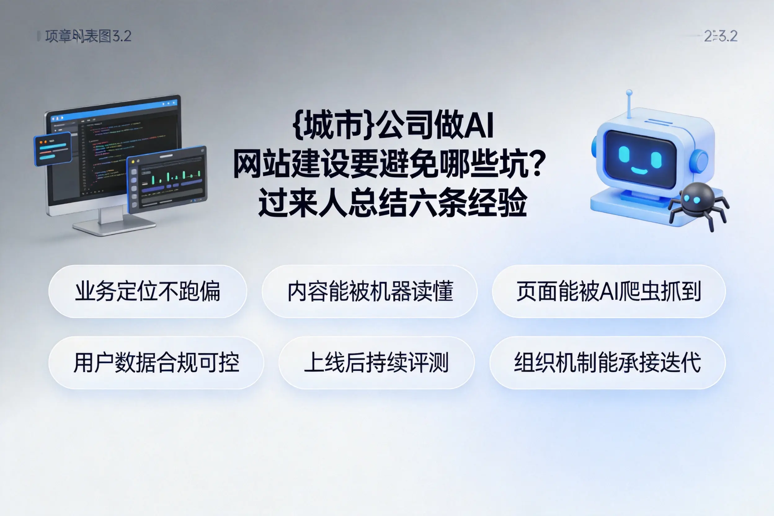 宣城公司做AI网站建设要避免哪些坑？过来人总结六条经验