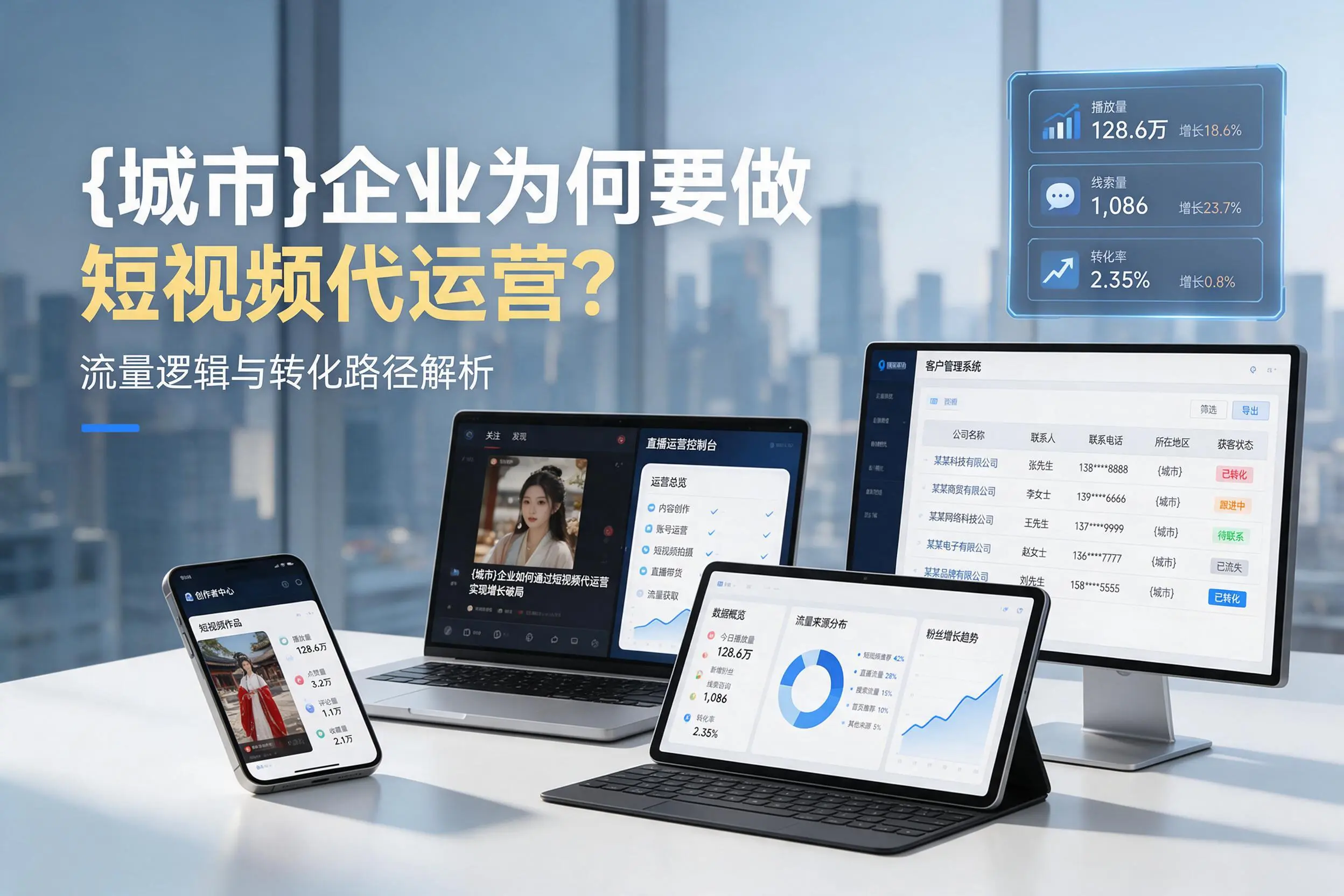 宣城企业为何要做短视频代运营?流量逻辑与转化路径解析