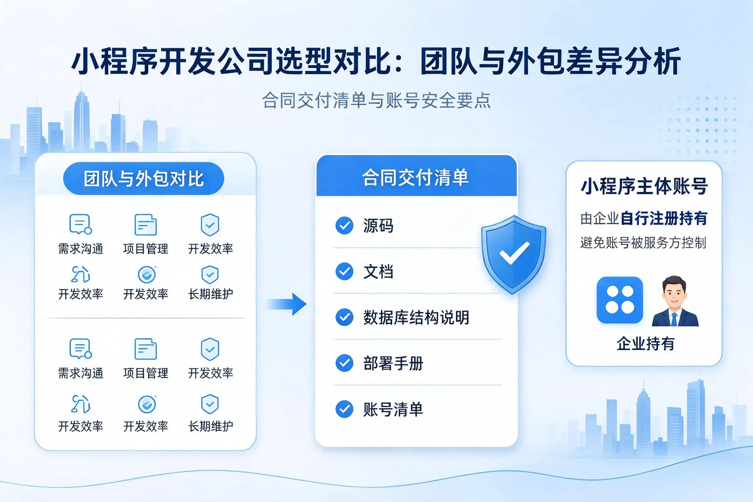 宣城小程序开发公司选型对比：团队与外包差异分析