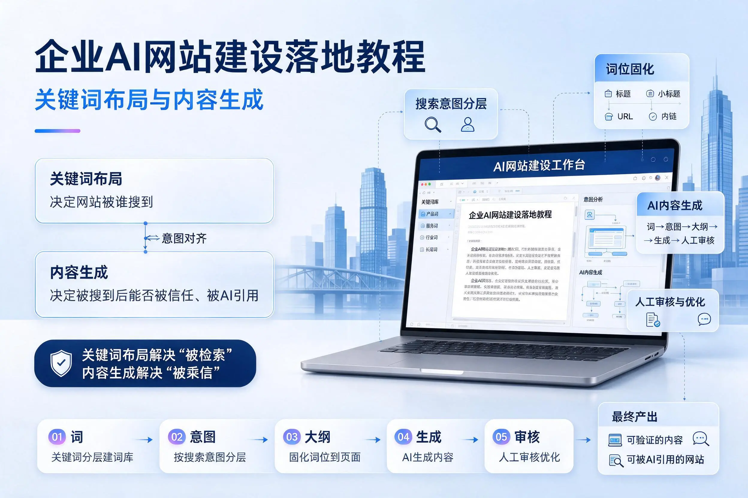 宣城企业AI网站建设落地教程：关键词布局与内容生成